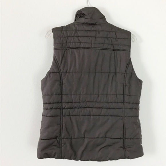 New York & Company Puffer Vest Jacket Brown Size M - Picture 4 of 6